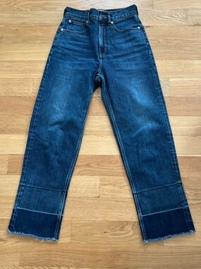 EUC | Everlane Way High Jeans with raw hem